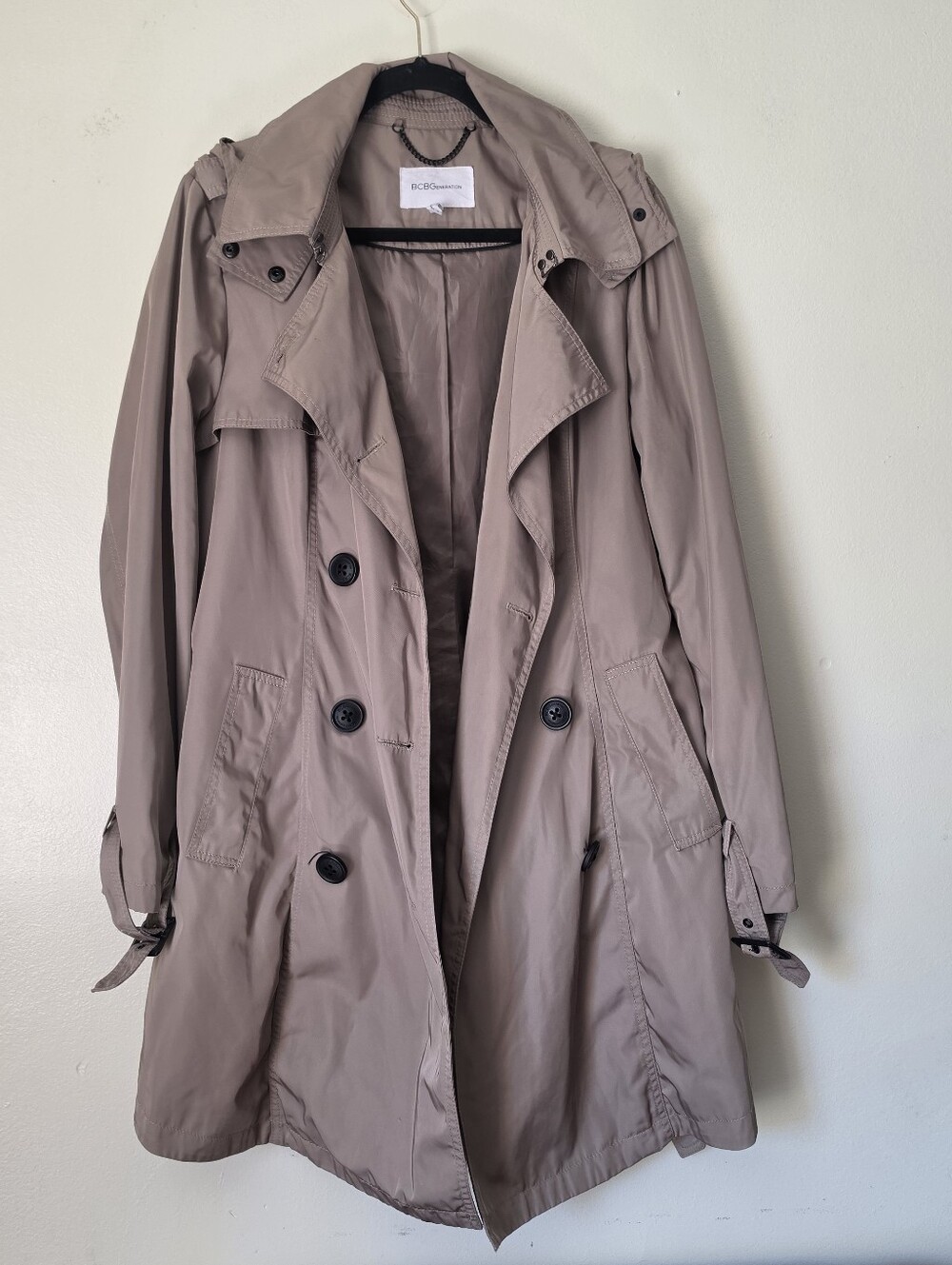 BCBGeneration Taupe Trench Coat